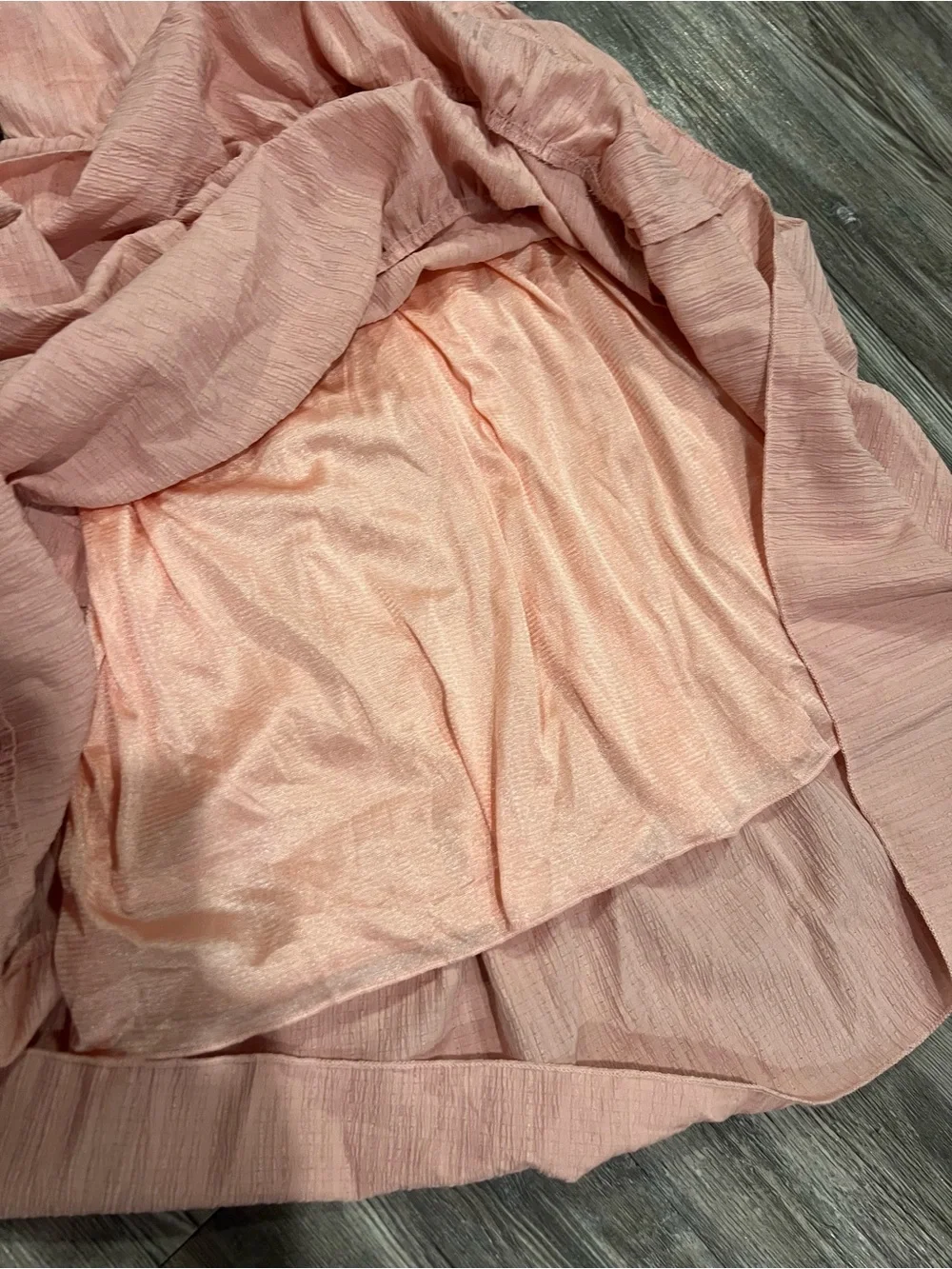 Girls' Light Pink Tiered Cotton Sundress